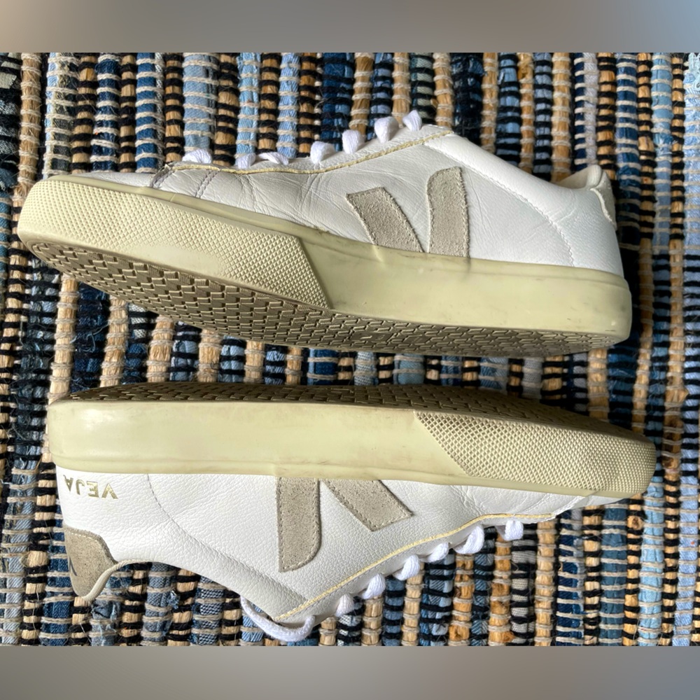 Veja Campo Sneakers in White Leather